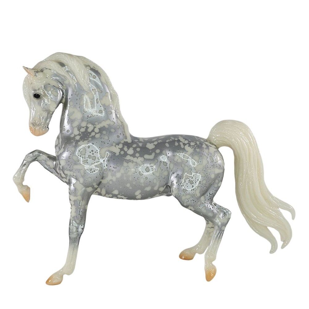 Breyerfest Celebration Model Horse 2014 Silver Filigree Sherman Morgan #711179 - Picture 1 of 9